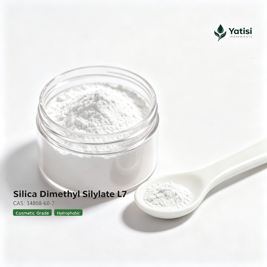 Yatisi Silica Dimethyl Silylate L7, Cosmetic Grade Hydrophobic Fumed Silica, Mattifying & Oil Thickening Agent for Color Cosmetics