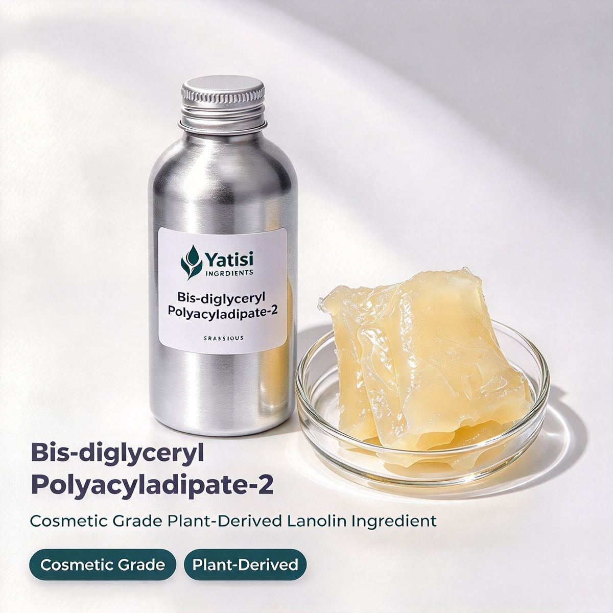 Bis-diglyceryl Polyacyladipate-2 Cosmetic Grade Plant Derived Emollient Raw Material For Lipstick Cream