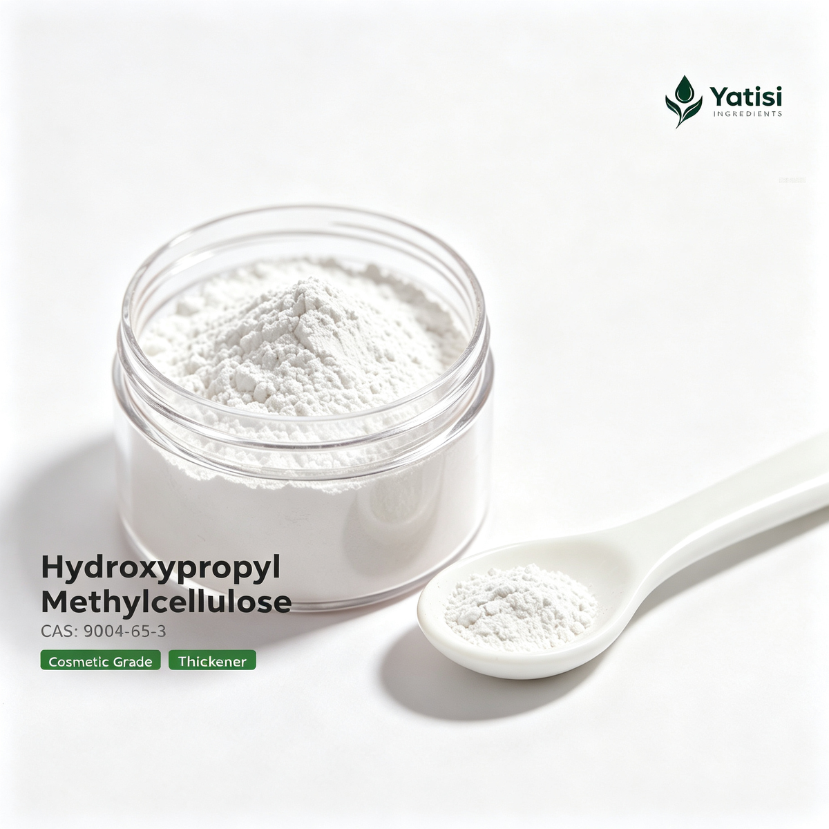 Hydroxypropyl Methylcellulose (HPMC), Cosmetic Grade | Thickening & Stabilizing Agent for Skincare & Cosmetics
