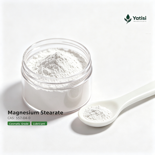 Yatisi Magnesium Stearate, Cosmetic Grade White Powder, Lubricant & Anti-Caking Raw Material for Color Cosmetics