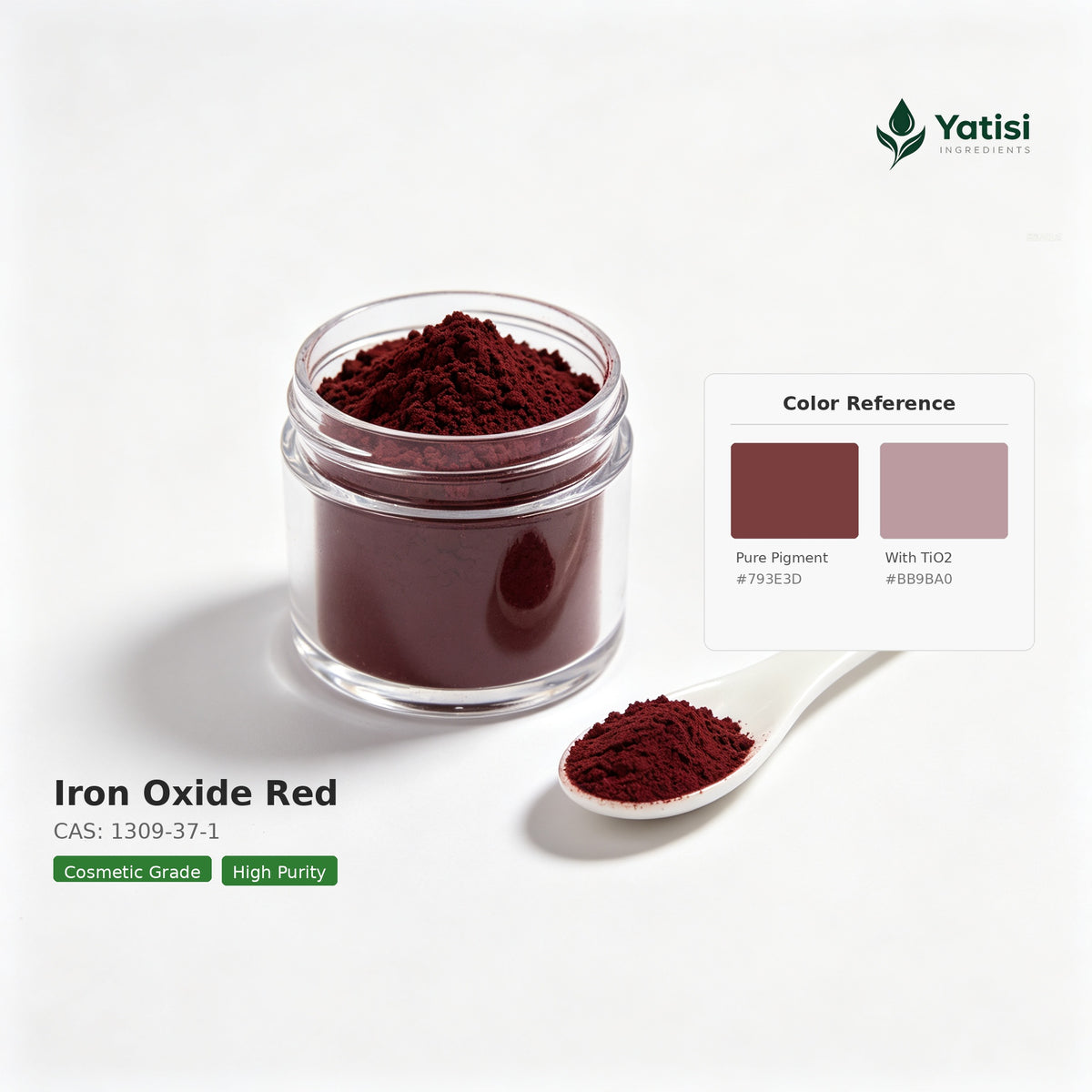 A4190 Iron Oxide Red CI77491 CAS 1309-37-1 | Cosmetic Pigment