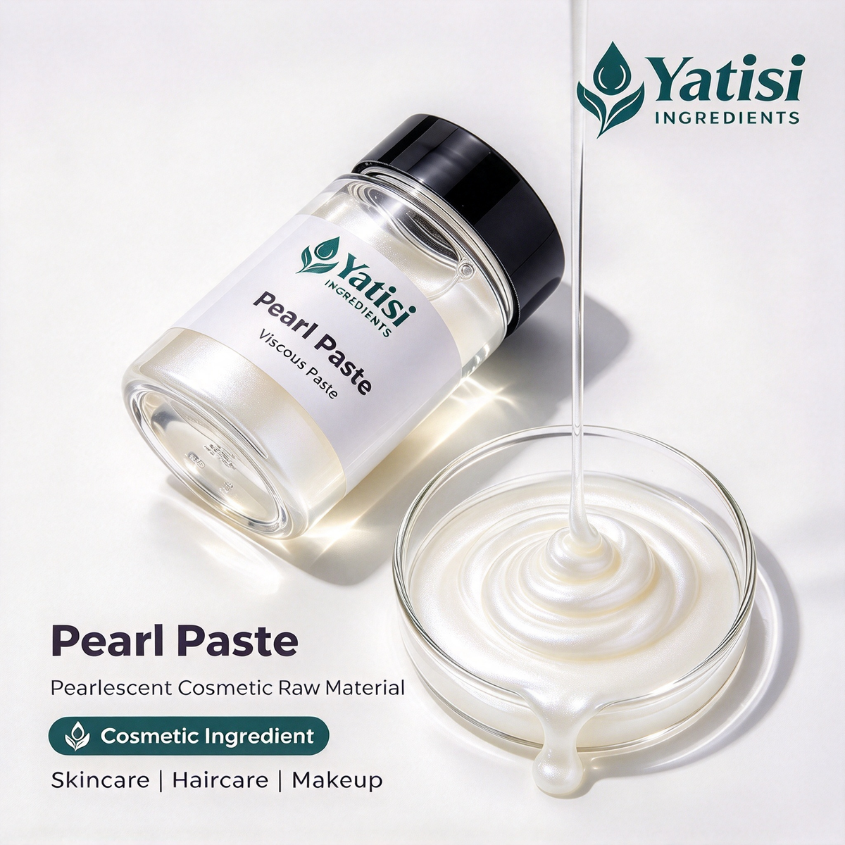 Pearl Paste | Pearlescent Cosmetic Raw Material for Makeup & Skincare 